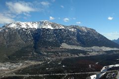 13B Grotto Mountain From Helicopter Above Canmore